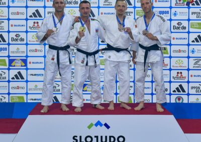 Kurt Helmut Kellerer von der Judo Siegerehrung EM Veteranen 2023 Slowenien